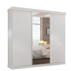 Guarda Roupa 3 Portas De Correr Milano Maxel Branco