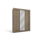 Guarda-roupa 3 Portas De Correr Nogal