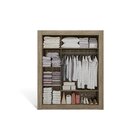 Guarda-roupa 3 Portas De Correr Nogal