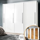 Guarda-roupa 3 Portas De Correr Sevilha Branco/freijó