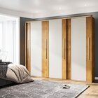 Guarda-roupa 3 Portas De Correr Sevilha Freijó