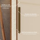Guarda Roupa 3 Portas Deslizantes Com Aplique Ripado 2 Gaveta