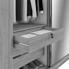 Guarda Roupa 3 Portas Deslizantes Com Espelho Aquiles Carvalh