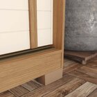 Guarda-roupa 3 Portas Deslizantes Com Espelho Fazano Nature/o