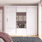 Guarda-roupa 3 Portas E Espelho Curitiba Gold Espresso Móveis