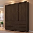 Guarda Roupa 3 Portas Elche Ébano