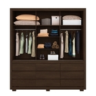 Guarda Roupa 3 Portas Elche Ébano