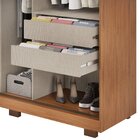 Guarda-roupa 3 Portas Elevare Com Espelhos Freijó/off White