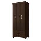Guarda Roupa 3 Portas Jones Ébano