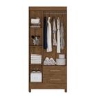 Guarda Roupa 3 Portas Lima Castanho Wood 951331 Moval