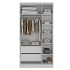 Guarda-roupa 3 Portas Mdf Ravi Branco