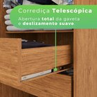 Guarda-roupa 3 Portas Ripado 3 Gavetas Cannes Top Cinamomo/of