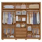 Guarda Roupa 3 Portas San Marino Freijó Cinza 985031