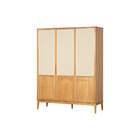 Guarda-roupa 3 Portas Serena 210x162x55 Cm - Mel - Meu Móvel