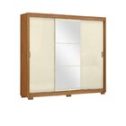 Guarda-roupa 3 Portas Serenity Yescasa Cinamomo/ Off White