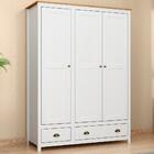 Guarda Roupa 3p 2g Madeira Maciça 136 Cm 9104 Milani Store