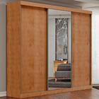 Guarda Roupa 3p Correr Espelho Madeira Maciça 229 Cm 1451 Mil