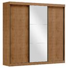 Guarda Roupa 3p Correr Espelho Madeira Maciça 229 Cm 1451 Mil