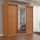 Guarda Roupa 3p Correr Espelho Madeira Maciça 229 Cm 1451 Mil