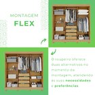 Guarda-roupa 4 Gavetas 3 Portas De Correr Com Espelho Com Pés