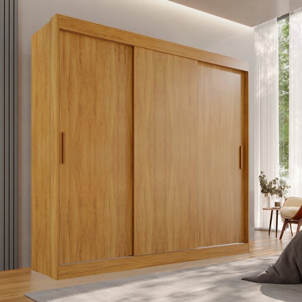 Guarda-roupa 4 Gavetas 3 Portas De Correr Porto Cinamomo