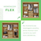 Guarda-roupa 4 Gavetas 3 Portas De Correr Porto Cinamomo