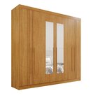 Guarda-roupa 4 Gavetas 6 Portas Com Espelho Lisboa Cinamomo