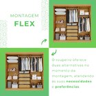 Guarda-roupa 4 Gavetas 6 Portas Com Espelho Lisboa Cinamomo /