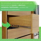 Guarda-roupa 4 Gavetas 6 Portas Com Pés Lisboa Cinamomo