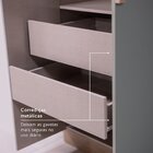 Guarda-roupa 4 Portas 120cm X 220cm Milan Capuccino \ Off Whi