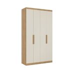 Guarda-roupa 4 Portas 120cm X 220cm Milan Capuccino \ Off Whi