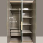 Guarda-roupa 4 Portas 120cm X 220cm Milan Capuccino \ Off Whi
