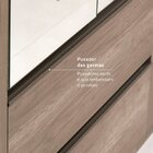 Guarda-roupa 4 Portas 2 Gavetas 100% Mdf 168cm X 230cm Nobre