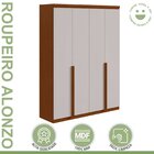 Guarda-roupa 4 Portas 2 Gavetas 100% Mdf Alonzo