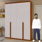 Guarda-roupa 4 Portas 2 Gavetas 100% Mdf Alonzo