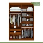 Guarda-roupa 4 Portas 2 Gavetas 100% Mdf Alonzo Com Espelho