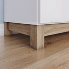 Guarda-roupa 4 Portas 2 Gavetas Aconchego Branco/jequitibá Hp