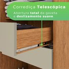 Guarda-roupa 4 Portas 2 Gavetas Dubai Plus Cinamomo/off-white