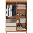 Guarda Roupa 4 Portas 2 Gavetas Dubai Plus Imop Móveis