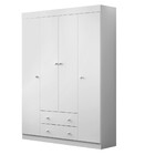 Guarda Roupa 4 Portas 2 Gavetas Elisa Phoenix Baby