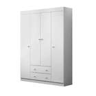 Guarda Roupa 4 Portas 2 Gavetas Elisa Phoenix Baby