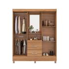 Guarda Roupa 4 Portas 2 Gavetas Froid Capelinha Amendola Touc