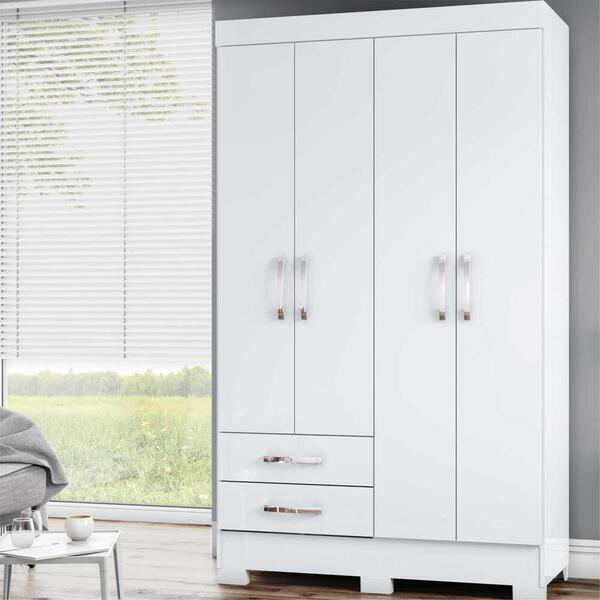 Guarda-roupa 4 Portas 2 Gavetas Istambul Multimóveis Cr4091 B