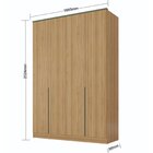 Guarda Roupa 4 Portas 2 Gavetas Logan Verde/olmo