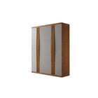 Guarda-roupa 4 Portas 2 Gavetas Mdf London Off White/naturalle