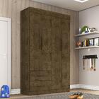 Guarda-roupa 4 Portas 2 Gavetas New Verona Salleto Ipê-off Wh