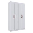Guarda-roupa 4 Portas 2 Gavetas Orlando Cr4147 Branco