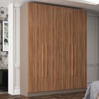 Guarda Roupa 4 Portas 2 Gavetas San Diego  Damasco/nogal Manc