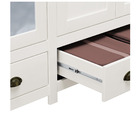 Guarda-roupa 4 Portas 2 Gavetas Topázio Branco/freijó  Madeir