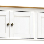 Guarda Roupa 4 Portas 2 Gavetas Topazio Com Maleiro - Branco